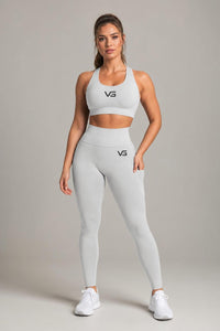 VIGUER Leggings Push Up Gris Perla