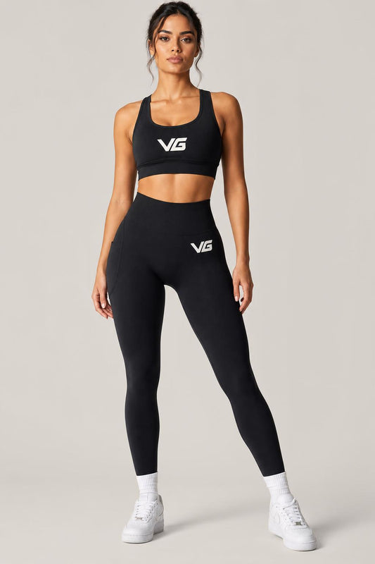 VIGUER Leggings Push Up Negro